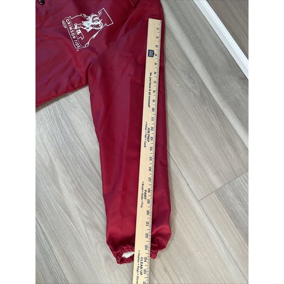 Vintage University of Alabama Crimson Tide Bama Fever Made USA Jacket Men's SM - Picture 9 of 13